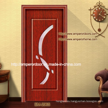 Interior de PVC, puerta de cristal del PVC, puerta del MDF del PVC, marco